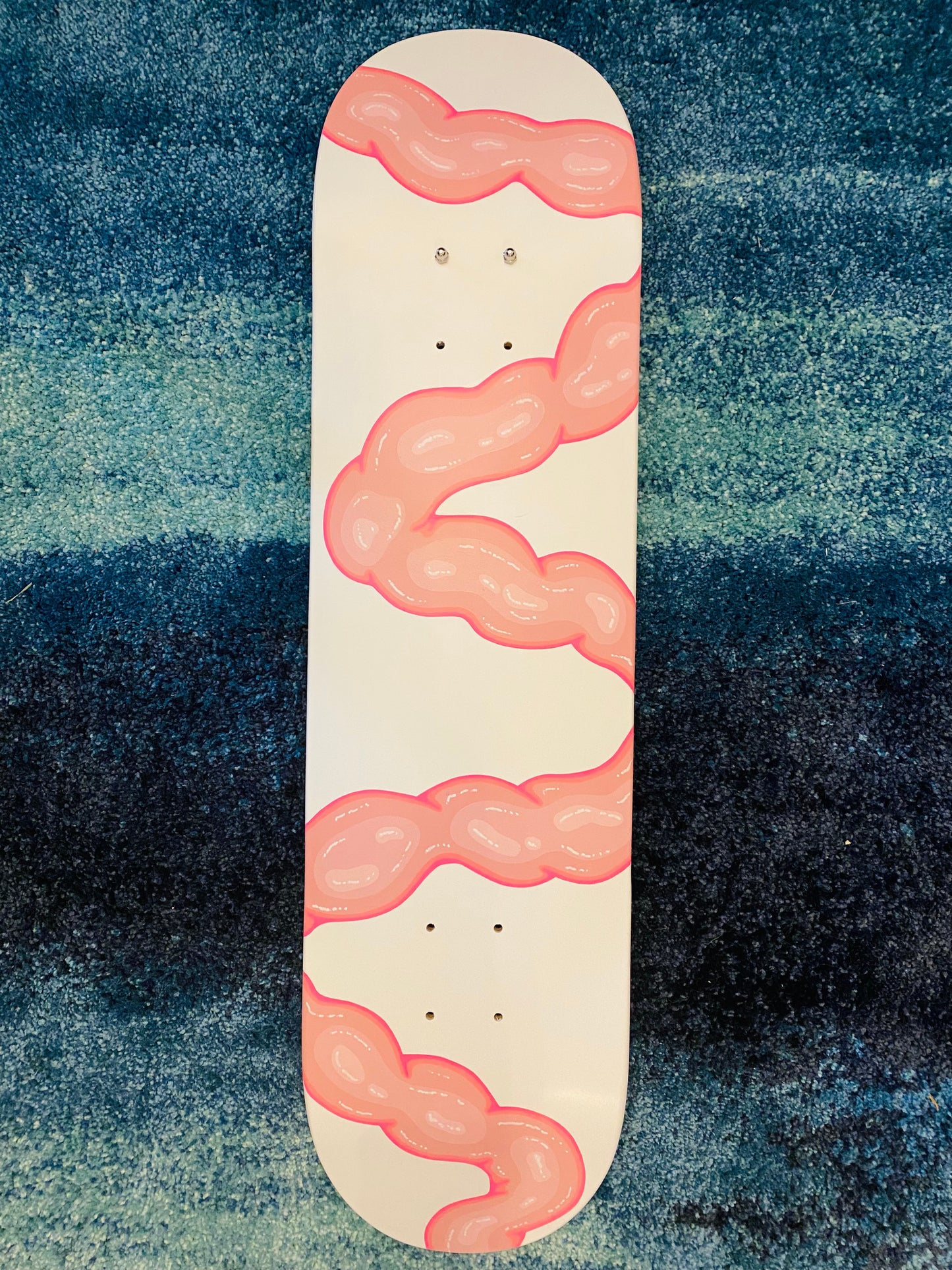 "Spill Your Guts" Painted Skateboard