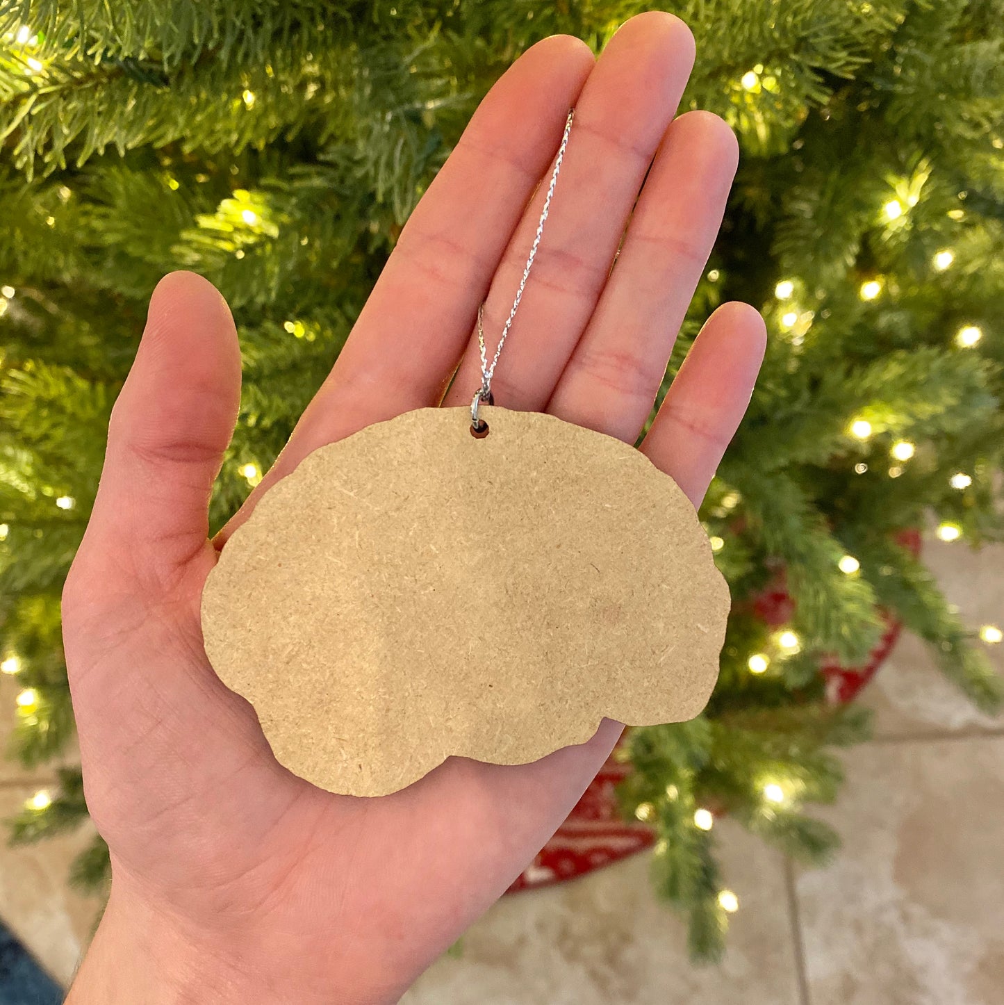 Painted Brain Ornament