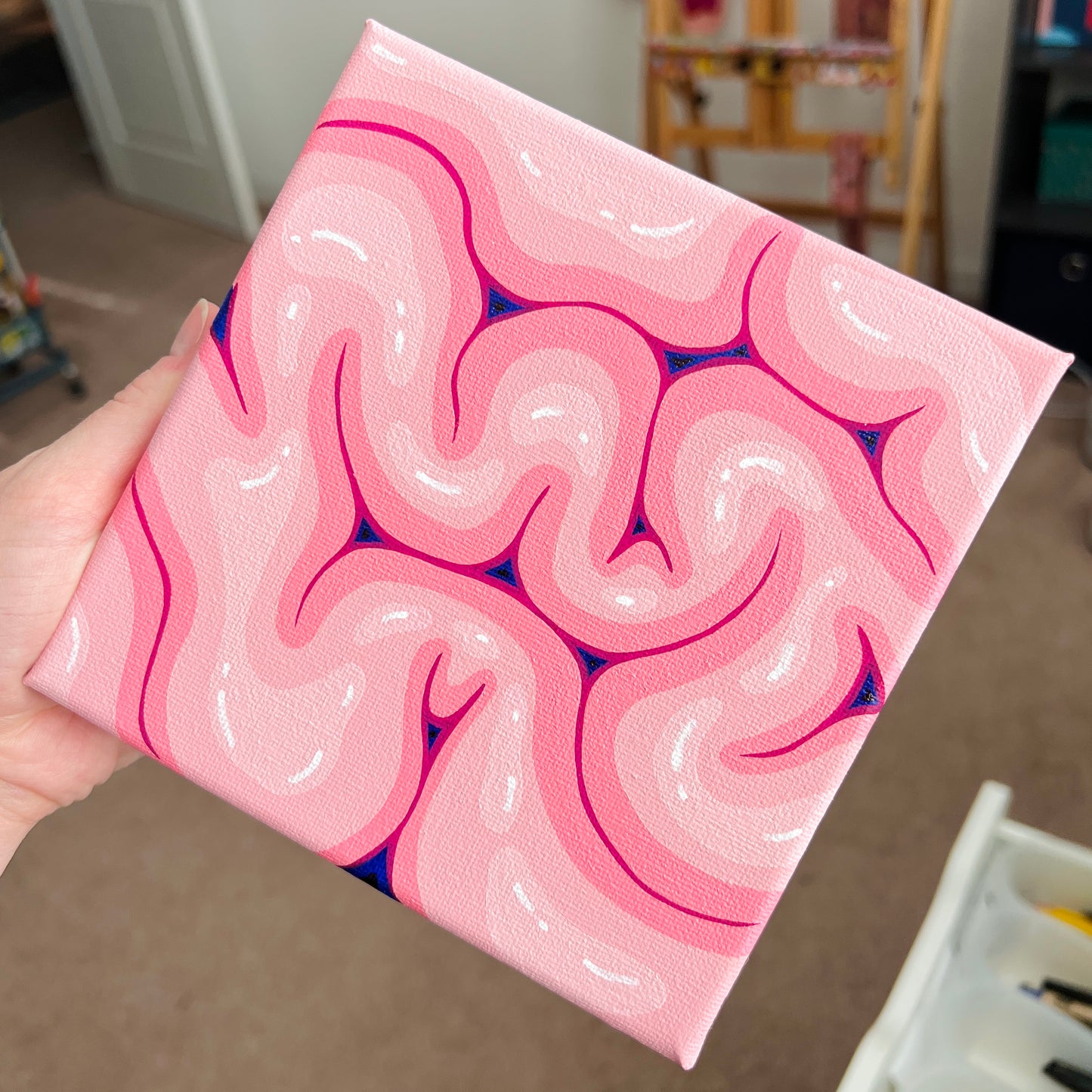 “Brains or Intestines?” Painting