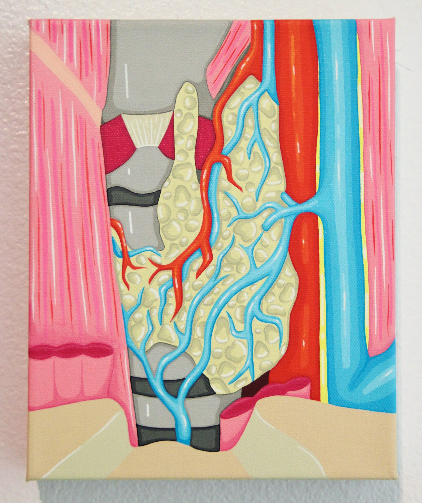 "Thyroid: Self-Portrait" Painting